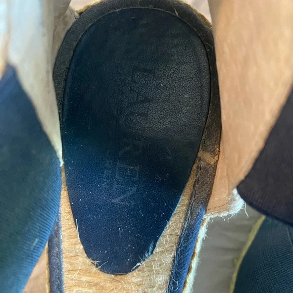 Ralph Lauren navy espadrilles size 10 Charla style - Picture 5 of 6